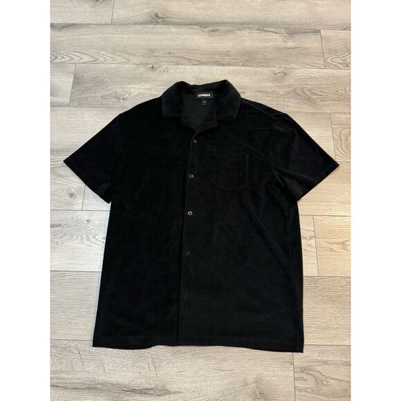 Express Men’s Button Up Short Sleeve Medium‎ - Picture 1 of 6